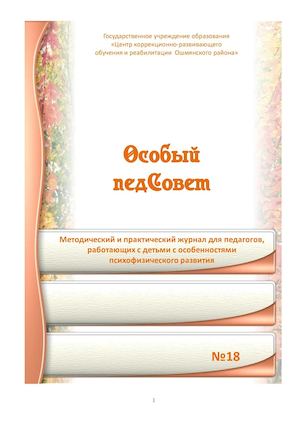 Особый педсовет №18