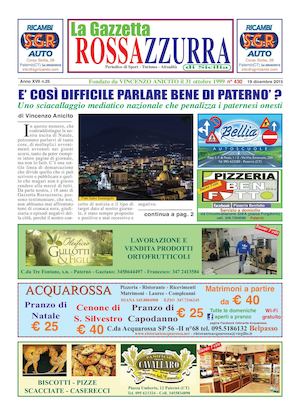 La gazzetta Rossazzurra Anno XVII n.26 del 19-12-2015 Speciale Natale
