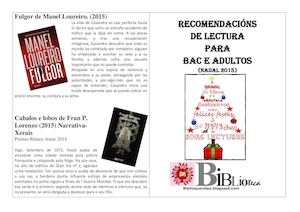 Recomendacións Para O Nadal Bac Ciclo