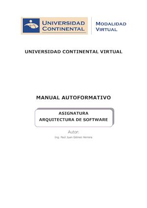 MA Arquitectura De Software ED1 V1 2015