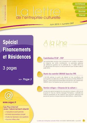 La Lettre de l'entreprise culturelle n°263