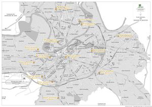 Plan général des maisons de quartier d'Albi