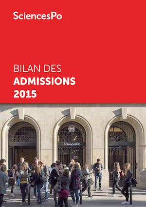BILAN DES ADMISSIONS  2015
