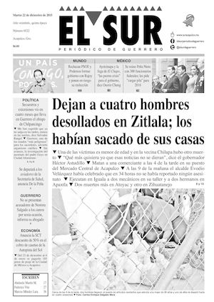 El Sur Martes 22122015