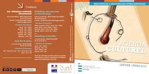 bmi Agenda Culturel Janvier/Mars 2016