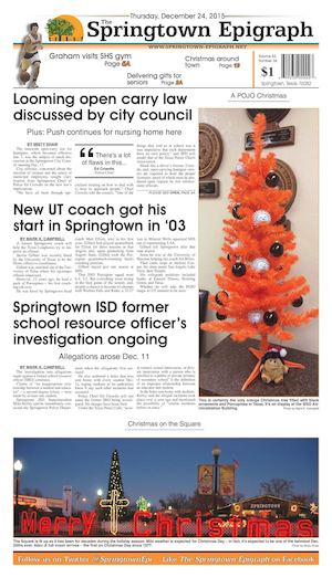 The Springtown Epigraph