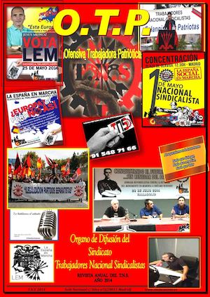 Revista OTP 2014 Ofensiva Trabajadora Patriótica del Sindicato TNS