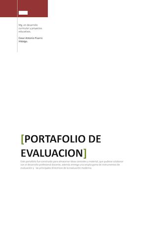 Portafolio De Evaluacion