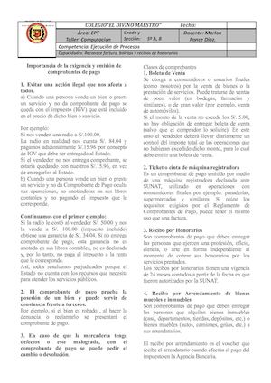 Guia N°9 empresa - 5to Secundaria