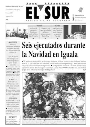 El Sur Sabado 26122015
