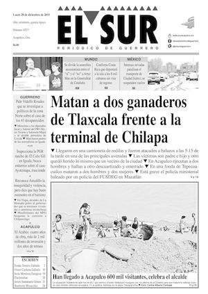 El Sur Lunes 28122015