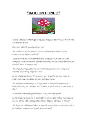 Bajo Un Hongo