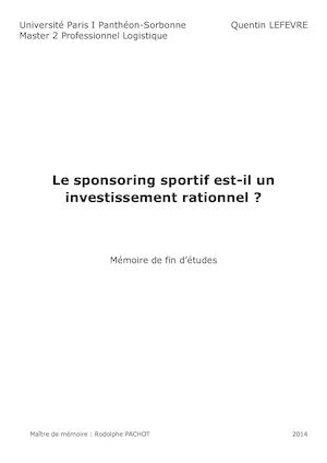 P16 MEMOIRE - LEFEVRE Quentin