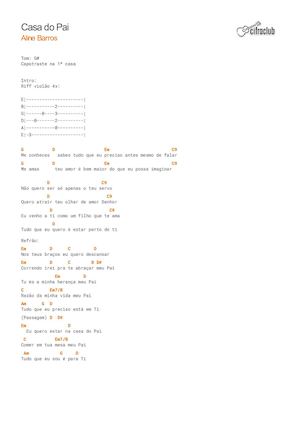 Casa Do Pai - Aline Barros