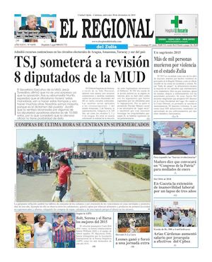 El Regional del Zulia 30-12-2015