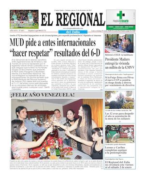 El Regional del Zulia 31-12-2015