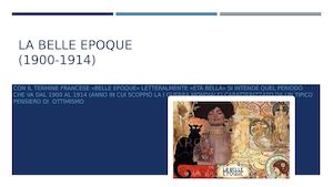 La Belle Epoque (F )