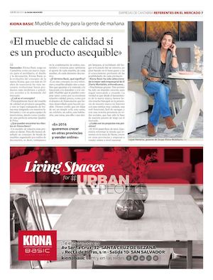 Kiona Basic: Muebles de hoy para gente de mañana.