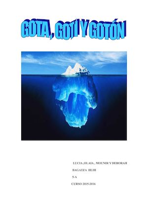 5 A Gota ,Goti Y Gotón Olaia Mounir Lucía Deborah