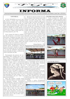 Jornal Escolar - 4ª Edição - 2015