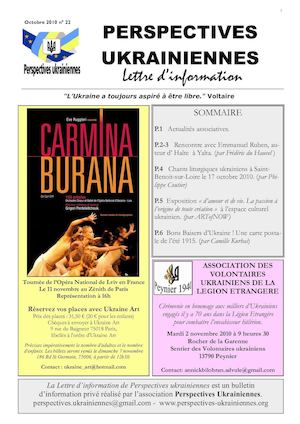 Perspectives Ukrainiennes 22 - 102010