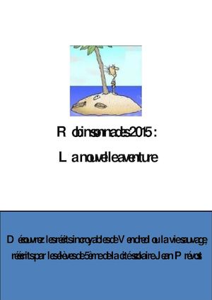 Robinsonnades 5ème 2015