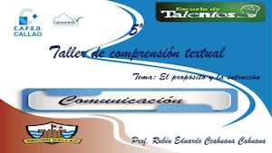 El Propósito Y La Intención