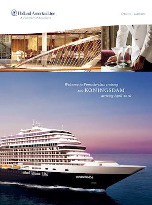 Holland America Line - ms Koningsdam - 2016