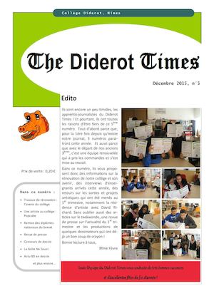 The Diderot Times N°5 (Décembre 2015)