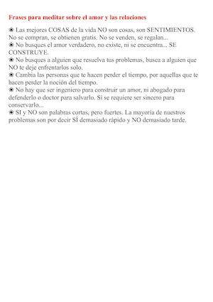Frases Para Meditar Sobre El Amor Y Las Relaciones