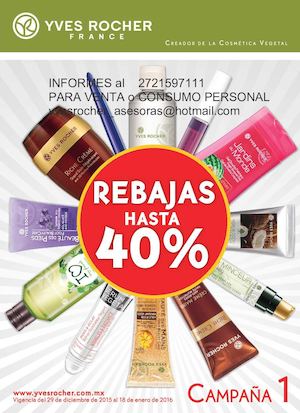 YVES ROCHER COSMETICOS VEGETALES