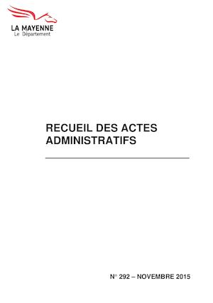 RAA 292 - Novembre 2015