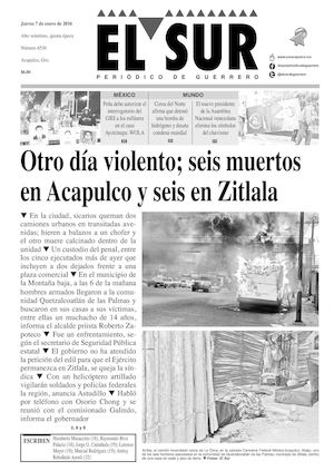 El Sur Jueves 07012016