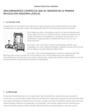Descubrimientos De La Revolucion Industrial