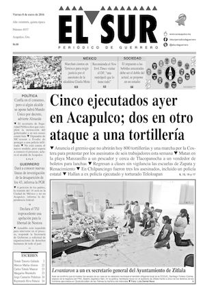 El Sur Viernes 08012016