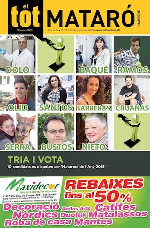 El Tot Mataró 1705 (Del 9 al 14 de gener de 2016)