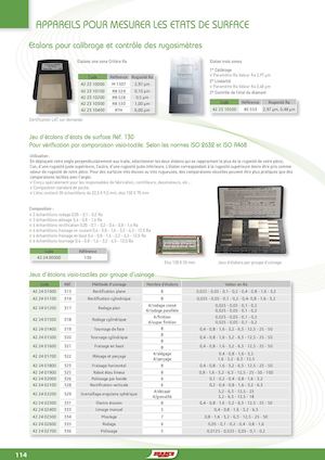 4 Mesure Etat De Surface Rugosimetre Profilometre Someco Catalogue N 15 812