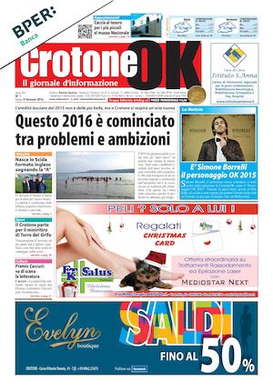 Giornale CrotoneOk n° 01 - / 2016