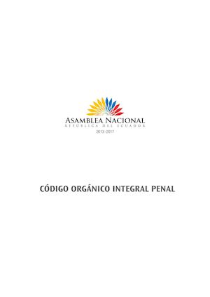 Código Integral Penal