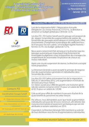 Tract salaires 8 Janvier 2016