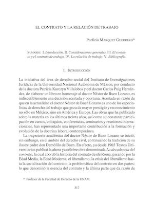 La Relacion De Trabajo Elementos De La Relación Laboral