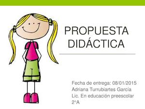 Propuesta Didáctica