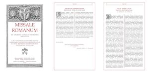 Missale Romanum  Pius V., svatý (Pius X., svatý, Benedictus XV.), 1920