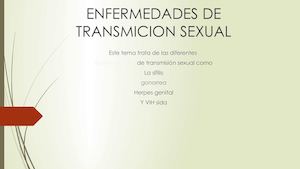 Enfermedades De Transmicion Sexual