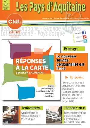 CFDT LES PAYS D'AQUITAINE n° 127 décembre 2015