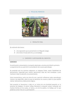 Proyecto La Vendimia