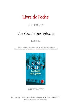 La Chute Des Geants Le Siecle Tome 1