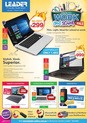 Leadercomputers Q1'16 Catalogue