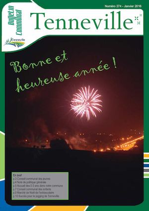 Bulletin communal de Tenneville N°274 (01/2016)