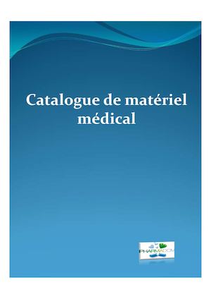 Catalogue Matériel Médical Pharmacie Des Saules
